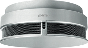 



Merten: Argus-Rauchwarnmelder in der Variante Aluminium. 

