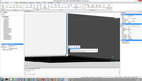 
Mervisoft: BricsCAD-Blechteil-Konstruktion. 



