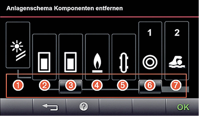 



Viessmann: Der Inbetriebnahme-Assistent schlägt ein anpassbares Anlagenschema vor. 
