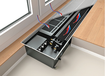 



Arbonia: Funktionsprinzip eines Ascotherm eco im 4-Leitersystem. 
