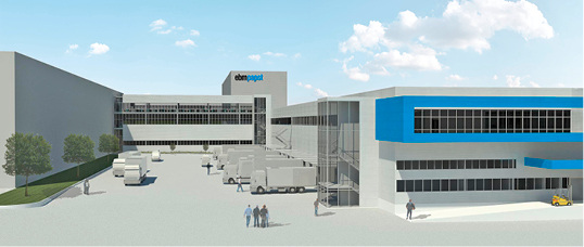 
ebm-papst baut in Hollenbach ein Versandzentrum. 



