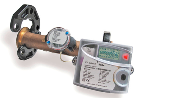 



Allmess: Wärmezähler CF Echo II mit Klappflansch. 
