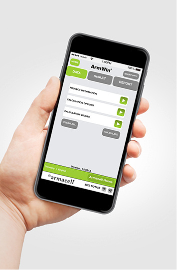 



Armacell-App ArmWin. 
