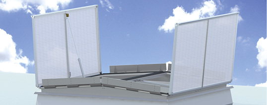 <p>
Lamilux CI-System Rauchlift Twin. 
</p>
<p>
</p> - © Lamilux
 
Lamilux CI-System Rauchlift Twin.