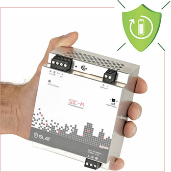 



1
 Die handliche Mikro-USV SafeDC-M hält den Betrieb bei Störungen im Stromnetz aufrecht, schützt sensible Anlagen vor elektrischen und elektromagnetischen Störungen und informiert / alarmiert das Leitsystem über integrierte Kommunikationsprotokolle. 
