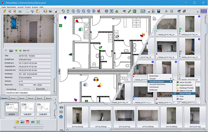 



1
 PictureMap-Gesamtansicht, geteilt in Grundriss- und Verzeichnisansicht. 
