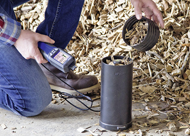 



Wöhler: Holzfeuchte-Messgerät HF 550. 
