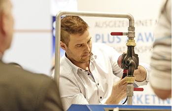 <p>
</p>

<p>
Grundfos Installer Champion Thomas Falter. 
</p> - © Grundfos

