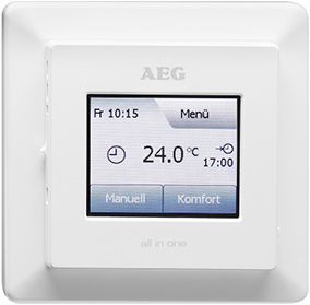 



AEG Haustechnik: Komfortregler FRTD 903 TC. 
