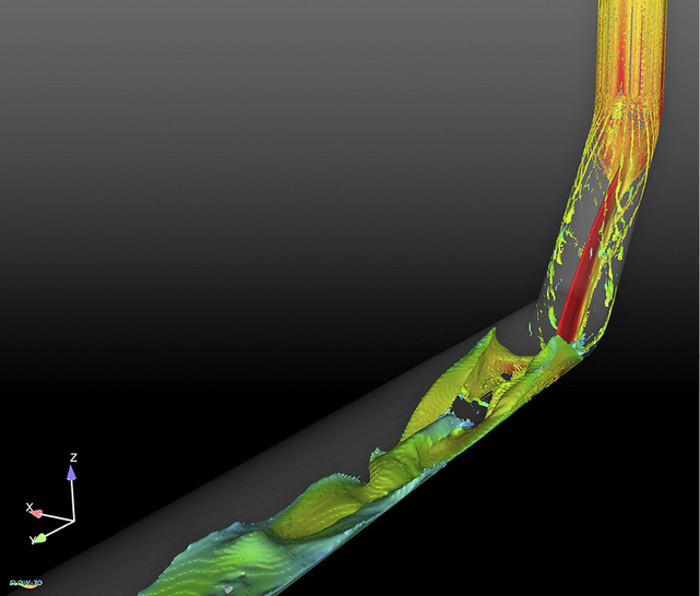 



1
 Strömungssimulation zur optimierten Gestaltung von Formteilen für die Gebäudeentwässerung. 
