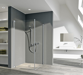 <p>
</p>

<p>
Kermi: Duschkabinen und Duschplatz werden zu 100 % in Deutschland entwickelt und gefertigt.
</p> - © Kermi

