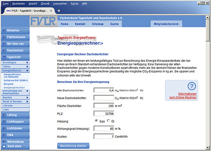 <p>
</p>

<p>
FVLR-Energiesparrechner. 
</p> - © FVLR

