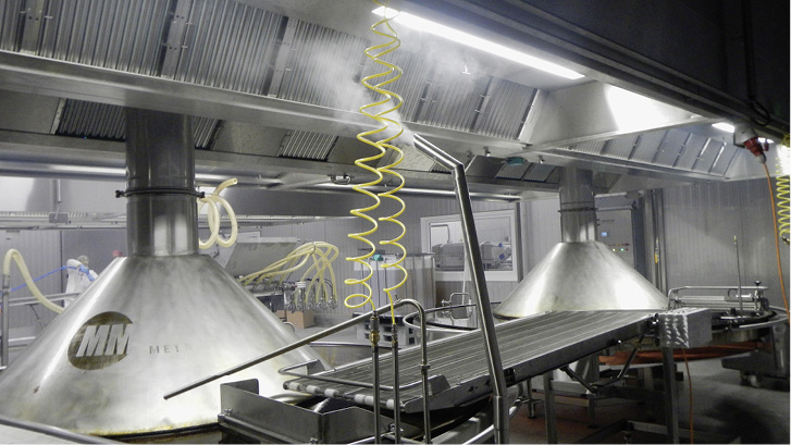 
1
  Kartoffelmanufaktur Pahmeyer: Die runden Fritteusen für die Produktion von Reibekuchen setzen Wasser und Fett in molekularer Form frei. 



