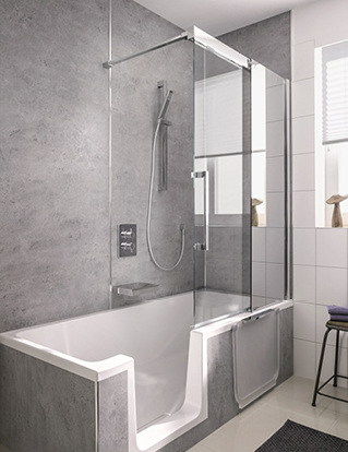 



HSK: Gleittür-Badewannenaufsatz 
