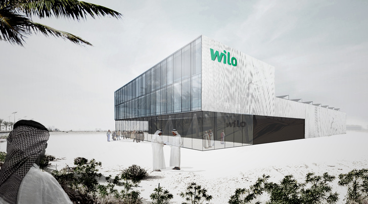 Geplante Wilo-Niederlassung in Dubai.