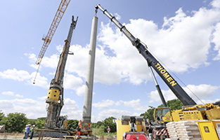 <p>
</p>
<p>
Condair: Ein Hochleistungs-Energiepfahl wird eingelassen. 
</p> - © Condair
 
Condair: Ein Hochleistungs-Energiepfahl wird eingelassen.