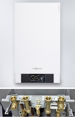 



Viessmann: Vitodens 200-W mit Steckanschlüssen. 
