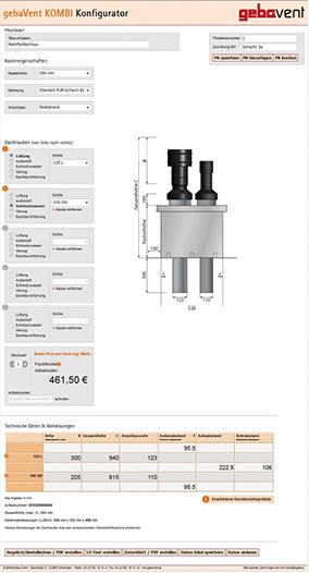 <p>
</p>
<p>
geba: Konfigurator für gebaVent Kombi. 
</p> - © geba
 
geba: Konfigurator für gebaVent Kombi.