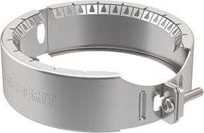 



Geberit: Haltekralle zur längskraftschlüssigen Verbindung. 
