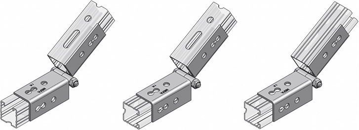 



Mefa: Profil-Gelenkverbinder. 
