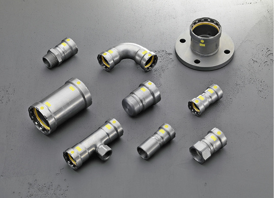 



Viega: Megapress-G-Sortiment. 
