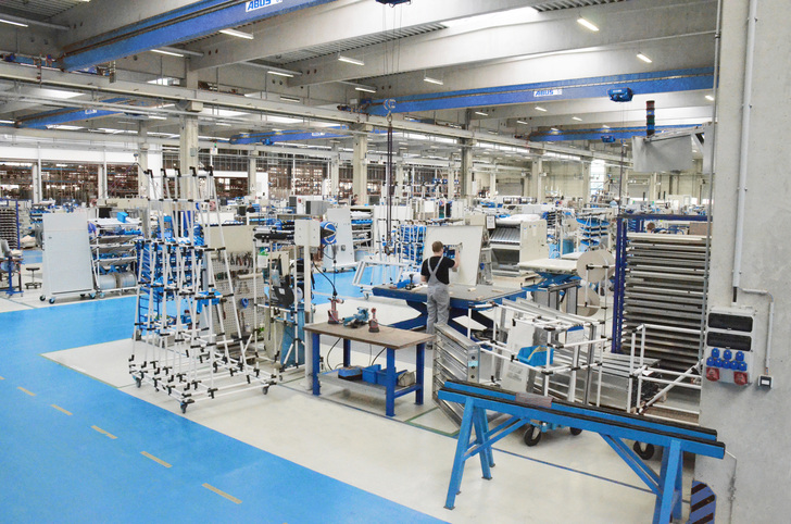 DencoHappel-Produktion von Zentrallüftungsgeräte in Wurzen.