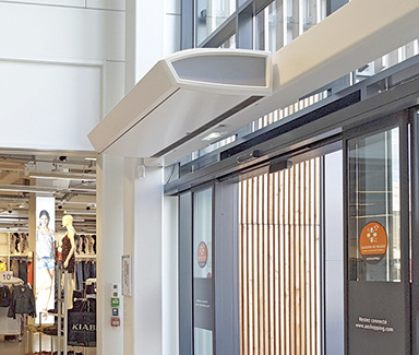 



Biddle: Komfort-Luftschleier SensAir. 
