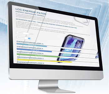 
Trox: Online-Tool LCC Energie Filter. 



