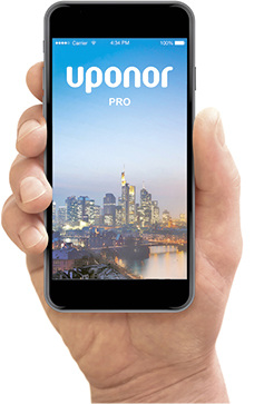 



Uponor: Smartphone-App Uponor PRO. 

