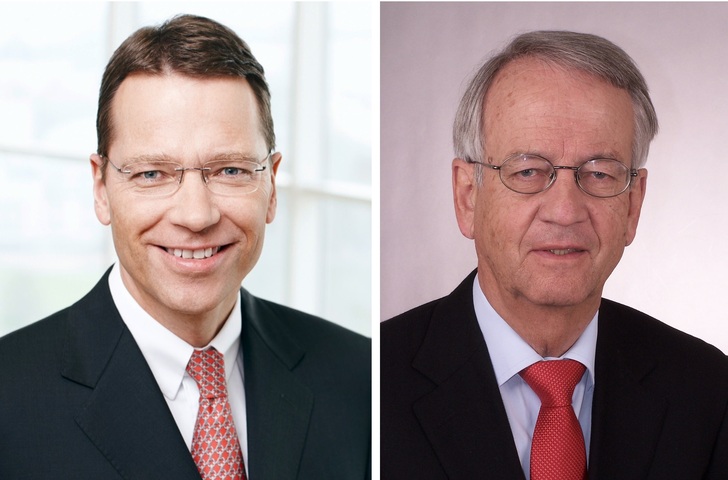 Dr. Wolfgang Colberg und Prof. Dr. Heinrich von Pierer. - © Effcient Energy
 Dr. Wolfgang Colberg und Prof. Dr. Heinrich von Pierer.