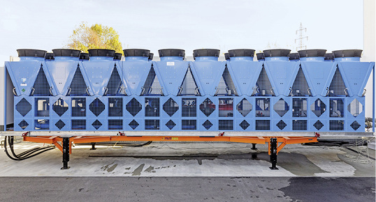 



Engie Refrigeration: Luftgekühlte Quantum-Kältemaschine mit freier Kühlung. 
