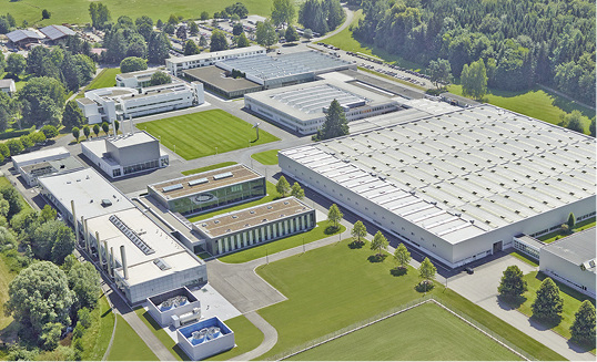 <p>
</p>

<p>
Weishaupt-Firmenzentrale in Schwendi. 
</p> - © Weishaupt

