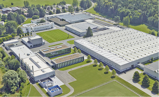 



Weishaupt-Firmenzentrale in Schwendi. 

