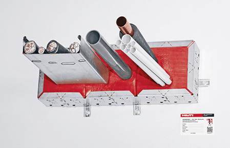 



Hilti: Brandschutzkabelmanschette CFS-RCC. 
