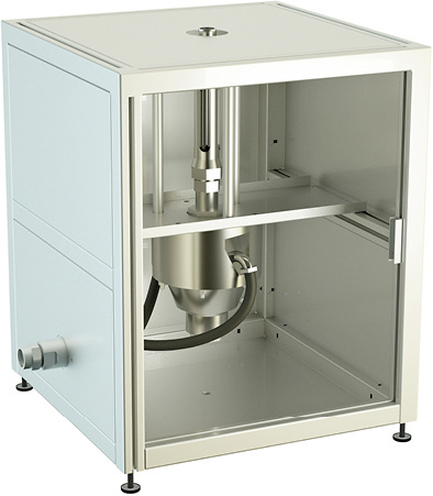 



1
 emco narewa: Keimbelastetes Wasser wird in einem Edelstahl-Reaktionsbehälter mit Zyklonkontur dem dynamischen Zusammenwirken von Kavitation, Unterdruck, Wasserscherkraft, hohen wechselnden Druckdifferenzen ausgesetzt. Im Reaktionsbehälter entsteht lokal ein Vakuum, das die Bakterien (z. B. Legionellen) aufplatzen und absterben lässt. Durch im Wasser gelösten Sauerstoff zersetzen sich anschließend die Keimreste durch Kaltoxidation. 
