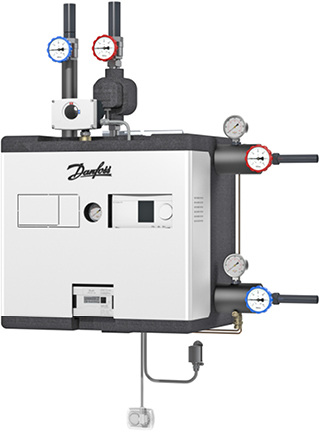 



Danfoss: Übergabestation DSA1Mini. 
