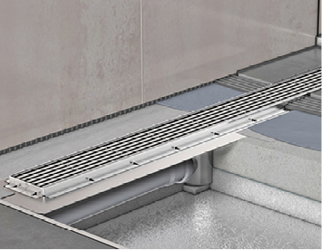 <p>
</p>

<p>
ACO Haustechnik: ACO ShowerDrain E+. 
</p> - © ACO Haustechnik

