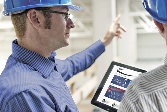 



Smart-Doyma-Plattform auf der Baustelle. 
