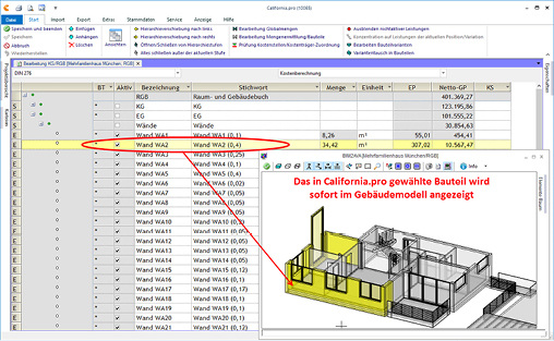 <p>
</p>

<p>
G&W: Anzeige des gewählten Bauteils im Gebäudemodell. 
</p> - © G&W

