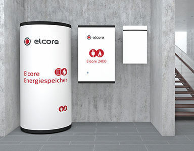 



Efficiencity: Komponenten des Komplettangebots, in der Mitte das Brennstoffzellen-Energiesystem Elcore 2400. 
