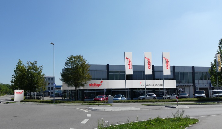 Der im Oktober 2017 eröffnete neue Windhager-Standort in Gersthofen.