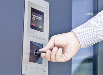 <p>
</p>
<p>
Winkhaus: Touch Terminal. 
</p> - © Winkhaus
 
Winkhaus: Touch Terminal.