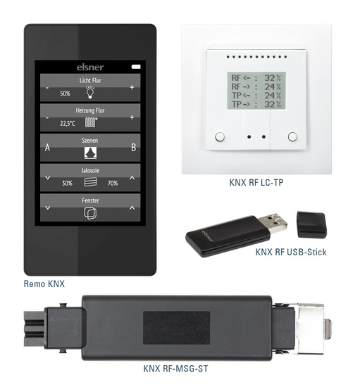 <p>

</p>

<p>

Elsner-KNX-RF-Geräte. 

</p> - © Elsner

