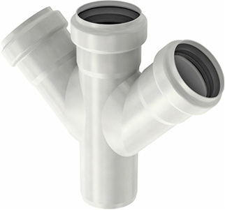 



ACO Haustechnik: ACO-Pipe-Doppelabzweig. 
