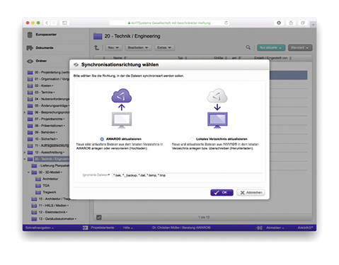 



Awaro-Sync spiegelt eine Referenzstruktur aus 3D-Teilmodellen in die lokale 3D-CAD-Arbeitsumgebung. 
