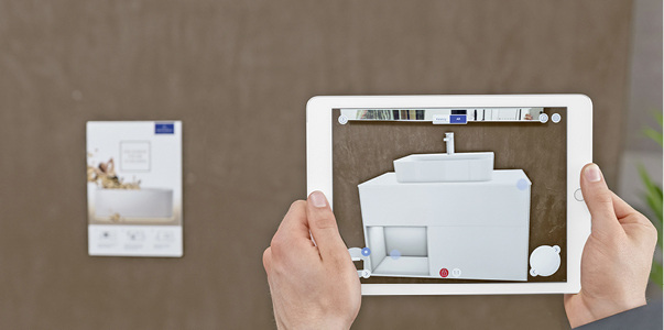 <p>
</p>

<p>
Villeroy & Boch: Augmented Reality App. 
</p> - © Villeroy & Boch

