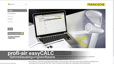 



Fränkische: profi-air easycalc. 
