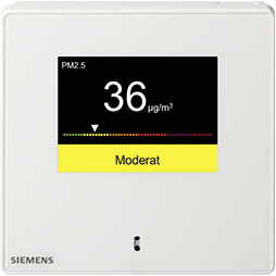 <p>
</p>
<p>
Siemens: Feinstaubsensor mit Display. 
</p> - © Siemens
 
Siemens: Feinstaubsensor mit Display.