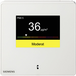<p>
</p>

<p>
Siemens: Feinstaubsensor mit Display. 
</p> - © Siemens

