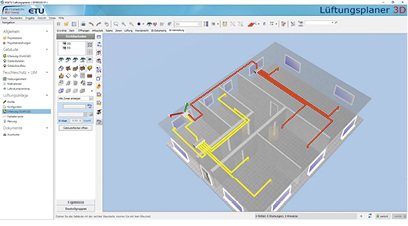 <p>
</p>
<p>
Hottgenroth / ETU: Anlagenplanung mit Lüftungsplaner 3D. 
</p> - © Hottgenroth / ETU, Köln
 
Hottgenroth / ETU: Anlagenplanung mit Lüftungsplaner 3D.